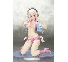 Nitro Super Sonic PVC Statue 1/7 Super Sonico Bondage Version Candy Pink 16 cm